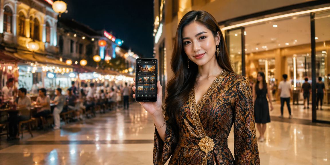 Aplikasi kasino Ipoh bergaya batik menggambarkan keselamatan platform permainan slot dalam talian
